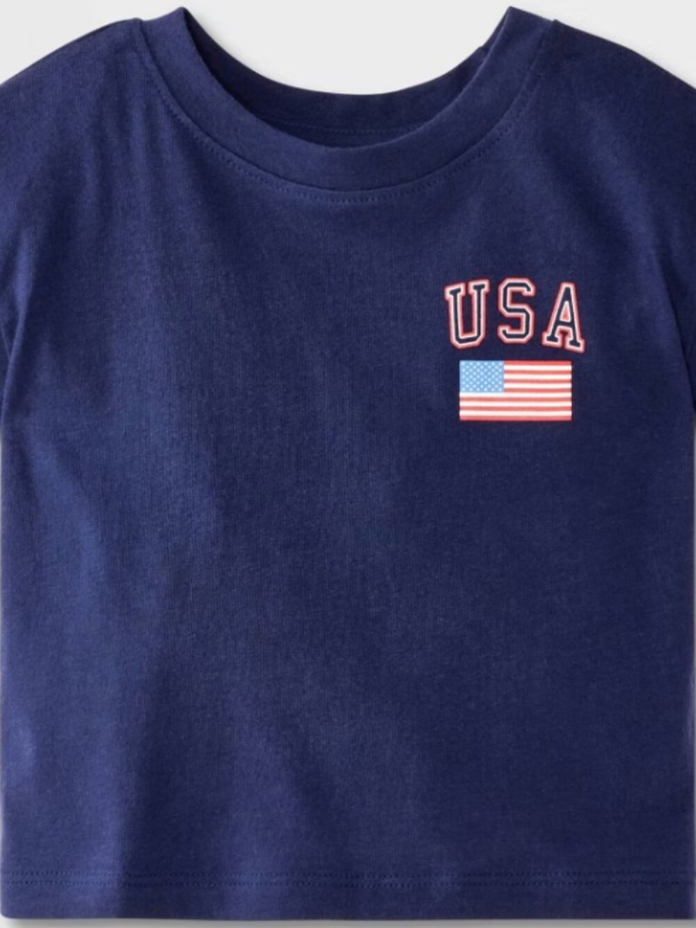 Baby Boys' USA Graphic T-Shirt - Cat & Jack™ Navy Blue